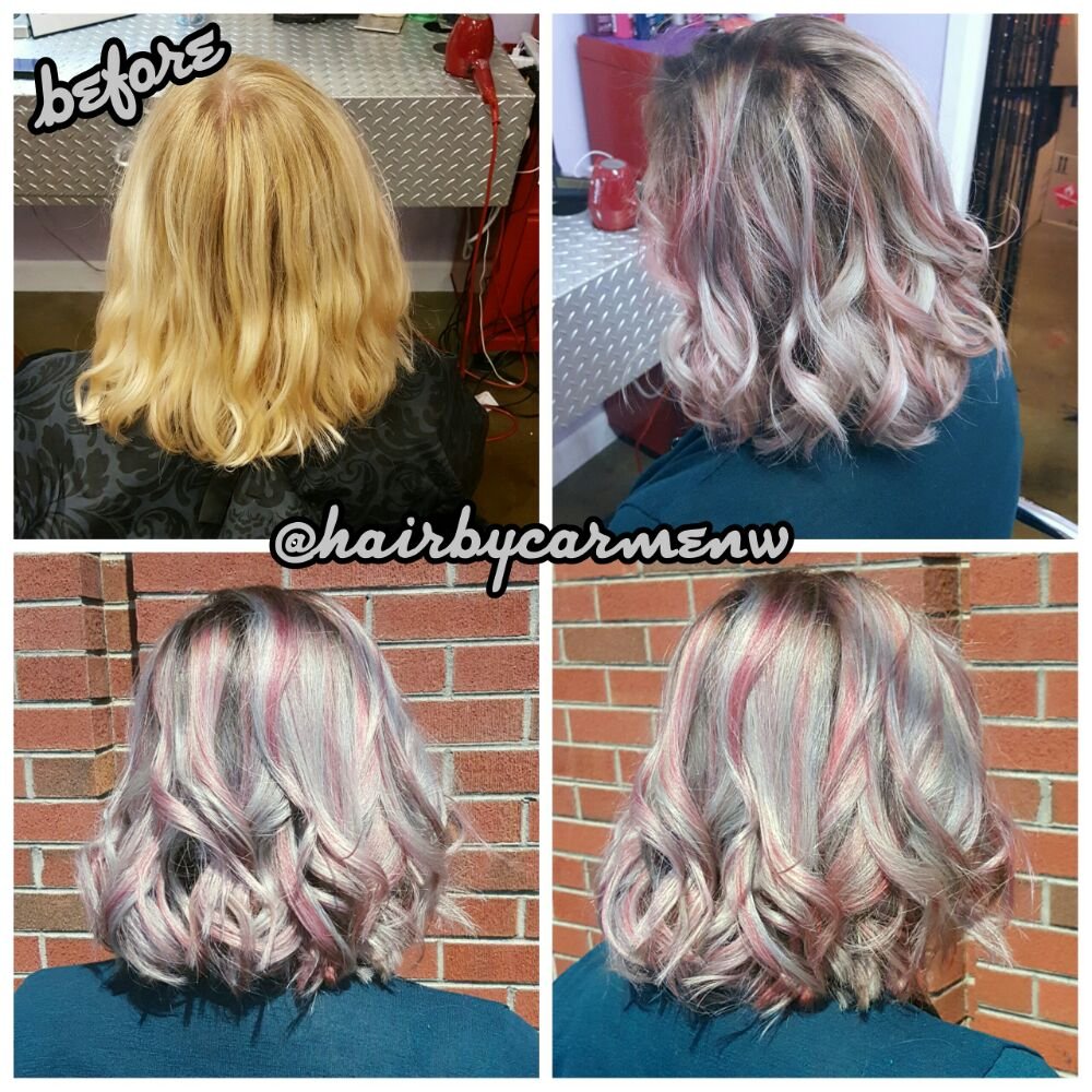 Hair by Carmen Rushing at Salon Mercury Logo