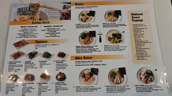 Menu photo 2 Silverlake Ramen South Pasadena, CA Menu photo 2 Silverlake Ramen South Pasadena, CA
