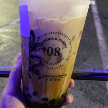 Cube Tea Studio - Medium brown sugar milk tea - Bubble Tea Near Me - St. Louis, Missouri