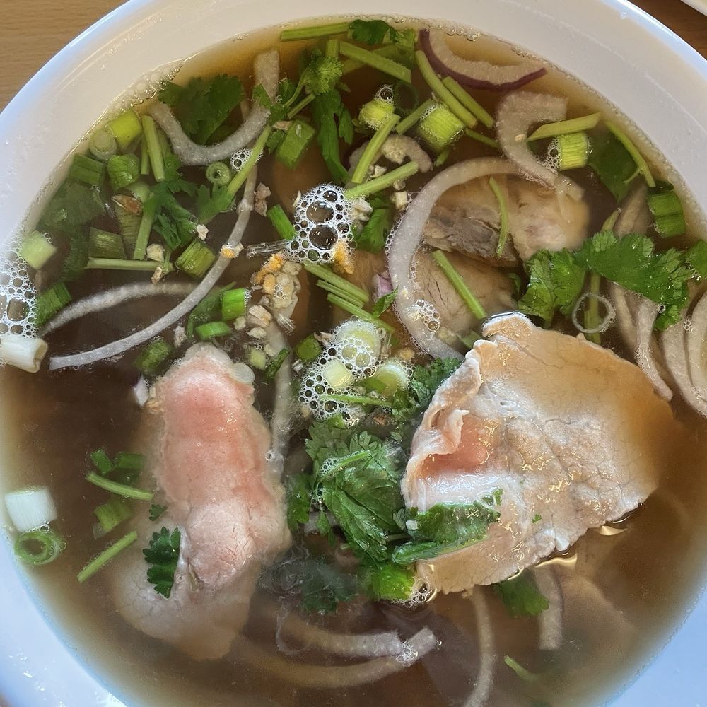 Super Noodle - #2 beef noodle pho (delicious steak still cooking in the hot broth) - Noodles Near Me - Capitola, California