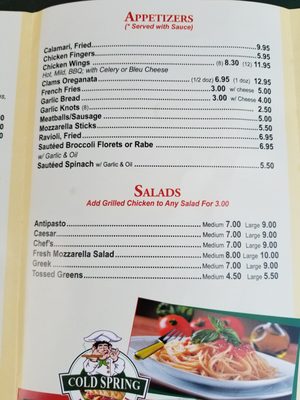 Menu photo 3 Cold Spring Pizza Cold Spring, NY