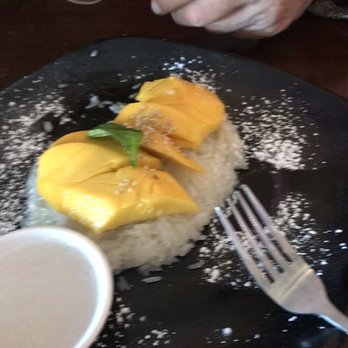 Thai On Main - Sticky rice and mango. Good but insanely overpriced at $15.95. - Thai Near Me - Seal Beach, California Thai On Main - Sticky rice and mango. Good but insanely overpriced at $15.95. - Thai Near Me - Seal Beach, California