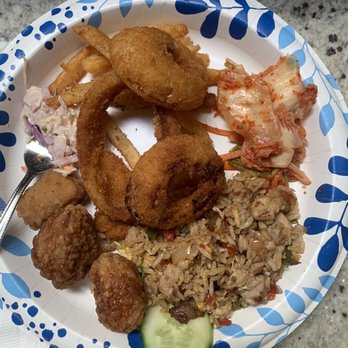 Bonchon Troy - 12 pc Boneless Onion Rings Fried Rice Seasoned French Fries Kimchi and Coleslaw - Chicken Wings Near Me - Troy, Michigan Bonchon Troy - 12 pc Boneless Onion Rings Fried Rice Seasoned French Fries Kimchi and Coleslaw - Chicken Wings Near Me - Troy, Michigan
