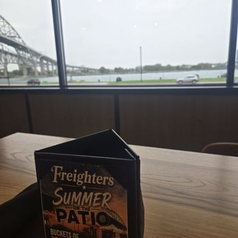 Freighters Eatery & Taproom - View from our table. - American Near Me - Port Huron, Michigan Freighters Eatery & Taproom - View from our table. - American Near Me - Port Huron, Michigan