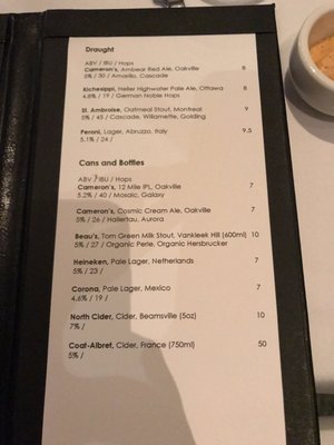 Menu photo 4 Restaurant 18 Ottawa, ON