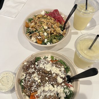The Prince - Harvest Bowl and Greek Souvlaki w/lamb - Salad Near Me - Eastchester, New York The Prince - Harvest Bowl and Greek Souvlaki w/lamb - Salad Near Me - Eastchester, New York