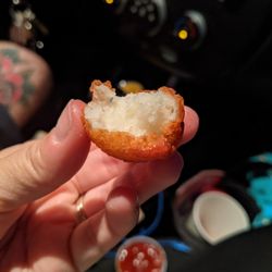 The Wienery - Inside of a potato cone