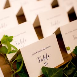Sass-N-Class - Table cards by Sass-N-Class photo: Olivia Leigh Photographie