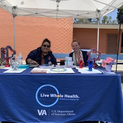 Mar Vista Recreation Center - Me and my colleague