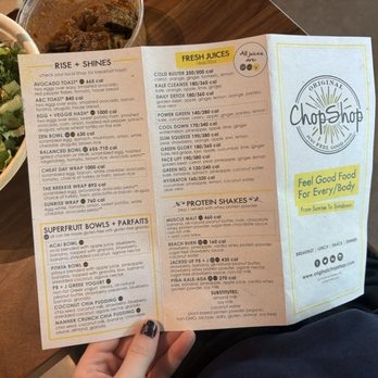 Original ChopShop - menu - American Near Me - The Woodlands, Texas Original ChopShop - menu - American Near Me - The Woodlands, Texas