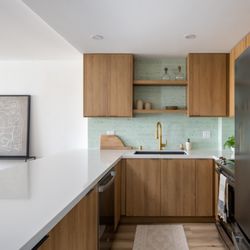 InsideOut Design & Cabinetry - Kitchen remodel with modern Euro style cabinets in Pacific Beach