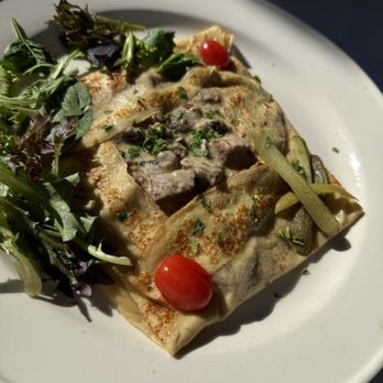 One Twelve Caffe - Crepe Beef Stroganoff - Coffee & Tea Near Me - Downey, California