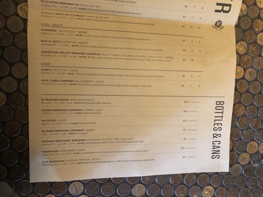 Menu photo 6 Tavern Hall Bellevue, WA