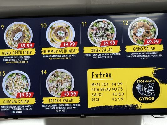 Menu photo 2 Stop N Go Gyros Richardson, TX