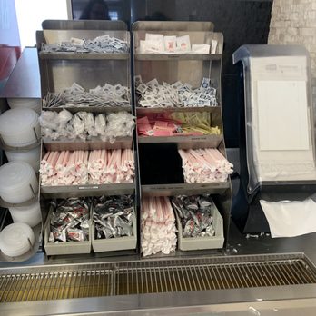 Burger King - Condiments station - Fast Food Near Me - Webster, New York