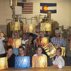 Julia's Paint 'n Sip - Painting class downtown Steamboat Springs at Storm Peak Brewery!