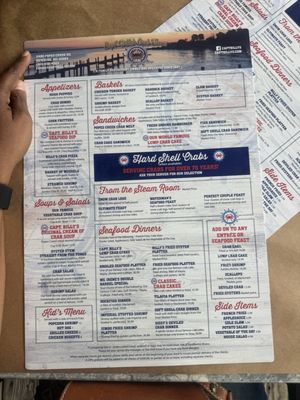 Menu photo 1 Captain Billy's Crab House Newburg, MD Menu photo 1 Captain Billy's Crab House Newburg, MD