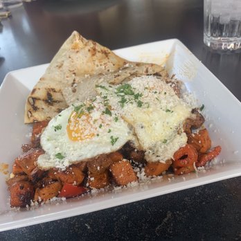Liberty Market - Chorizo Sweet Potato Hash - New American Near Me - Gilbert, Arizona Liberty Market - Chorizo Sweet Potato Hash - New American Near Me - Gilbert, Arizona