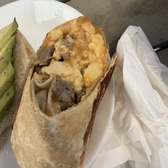Vale Coffee - Breakfast burrito with sausage - Coffee & Tea Near Me - Orangevale, California