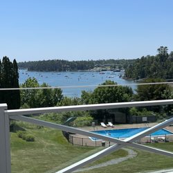 Asticou Restaurant - The view! What a day