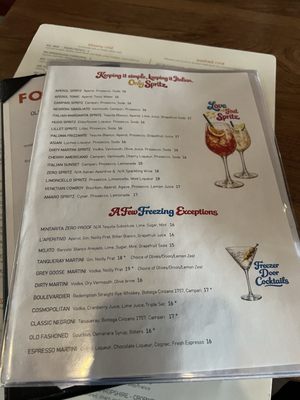 Menu photo 1 Forma Santa Monica Santa Monica, CA