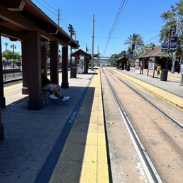 Looking north from the platform