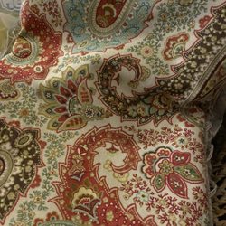 Milling Around - Beautiful fabric for my laundry room.