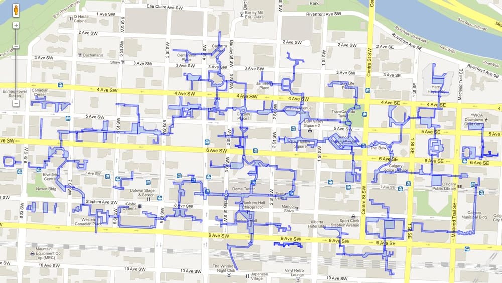 Calgary Plus 15 Map Calgary Plus 15 Network - Landmarks & Historical Buildings - Calgary, Ab -  Yelp