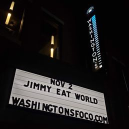 a sign for jimmy eat world
