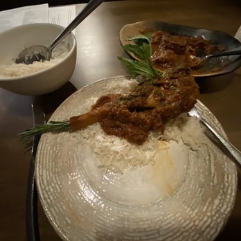 Amiraj Modern Indian Kitchen - Lamb Shank - Bars Near Me - Williamsburg, Virginia