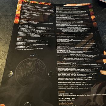 Diamond Hawk Golf Course & Pub - Menu - Golf Near Me - Cheektowaga, New York