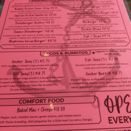 Current menu