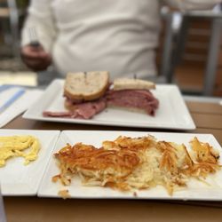 Parkway Deli & Restaurant - Pastrami Sandwich Hash Browns