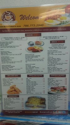 Menu photo 6 Sabor Latino Cubano Criollo Miami, FL Menu photo 6 Sabor Latino Cubano Criollo Miami, FL