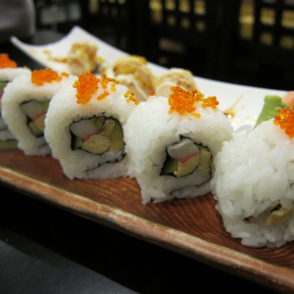 Nara Japanese Seafood Restaurant - half California Roll - Japanese Near Me - Epping, NSW