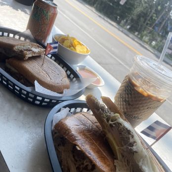 Matanzas Cuban Cafe - Sandwich cubano, oxtail sandwich, and iced cafe con leche - Cuban Near Me - Hartsdale, New York