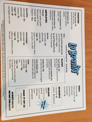 Menu photo 8 La Brasita Derwood, MD Menu photo 8 La Brasita Derwood, MD