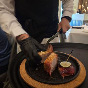 Perry's Steakhouse & Grille - Gilbert - Huge pork chop - Steakhouses Near Me - Gilbert, Arizona