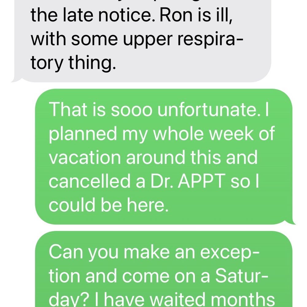 Text exchange.