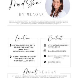 Aloha Kai Aesthestics and Wellness - Meagan's bio and contact information