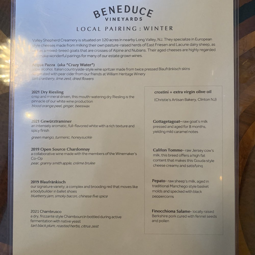 Beneduce Vineyards - Winter wine tasting - Wineries Near Me - Pittstown, New Jersey Beneduce Vineyards - Winter wine tasting - Wineries Near Me - Pittstown, New Jersey