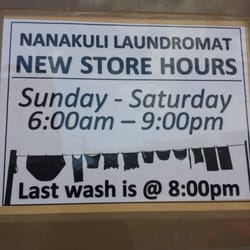Nanakuli Laundry Mat - Store hours