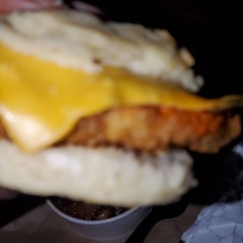Bobwhite Counter - Harissa chicken sandwich with American cheese - Southern Near Me - New York, New York Bobwhite Counter - Harissa chicken sandwich with American cheese - Southern Near Me - New York, New York