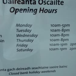 Deansgrange Library - Opening hours