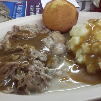 DownHome Cafe - Roasted pork mashed potato cornbread - Diners Near Me - Canton, Texas