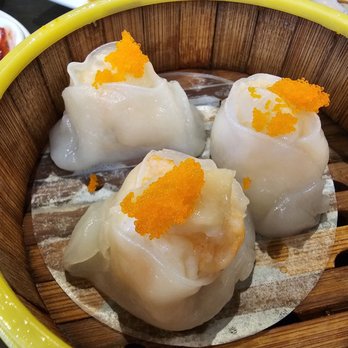 Chef Tony Dim Sum - Scallop & shrimp dumpling with fish roe - Dim Sum Near Me - Arcadia, California