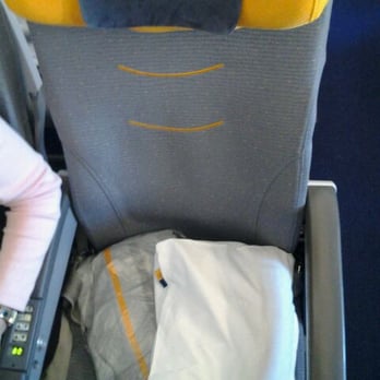 Lufthansa - Tiny seat! - Airlines Near Me - Dulles, Virginia