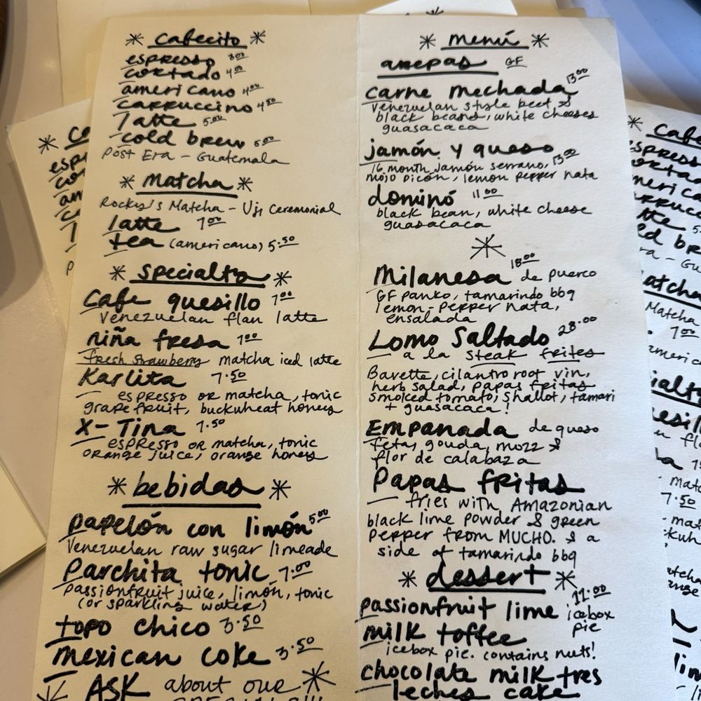 Menu Menu