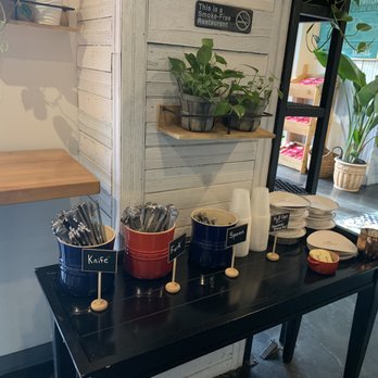 MezzeMe - Silverware for dine in customers! Go Green! - Mediterranean Near Me - Austin, Texas MezzeMe - Silverware for dine in customers! Go Green! - Mediterranean Near Me - Austin, Texas