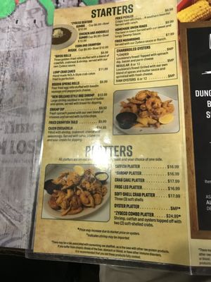Menu photo 3 Zydeco's Belle Chasse, LA